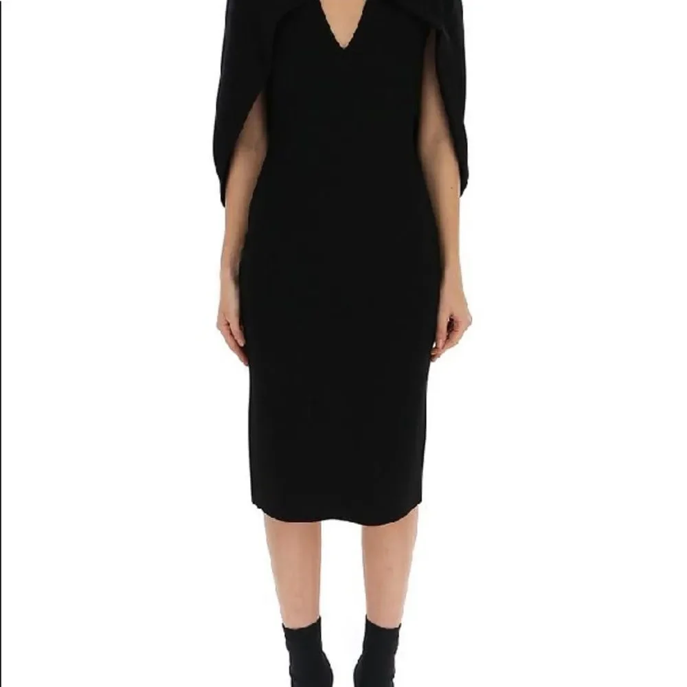 Givenchy Fitted Cape Dress - Picture 3 of 10